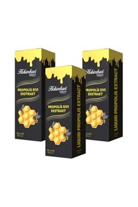 Hekimhan Propolis Sıvı Ekstrakt 50 ml (su Bazlı) -3 Adet