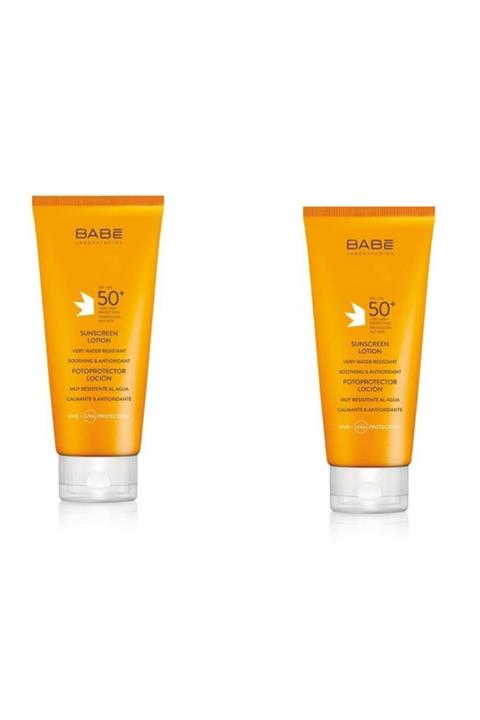 Babe Sunscreen Lotion Spf50+ 200 Ml 2 Adet (kofre 2)