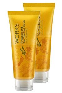 AVON Ananas Ve Çay Ağacı Özlü Arındırıcı Scrub 75 Ml. Ikili Set