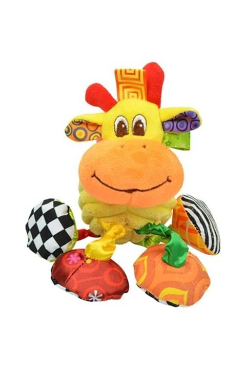 Sozzy Toys Turuncu Titreşimli ve Çıngıraklı Hayvanlar Zürafa