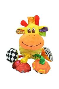 Sozzy Toys Turuncu Titreşimli ve Çıngıraklı Hayvanlar Zürafa