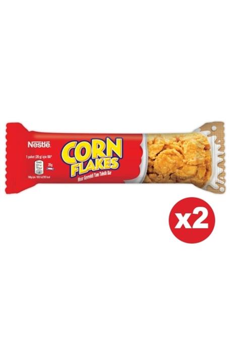 Nestle Corn Flakes Mısır Gevrekli Tam Tahıllı Bar 20 Gr X 2 Adet
