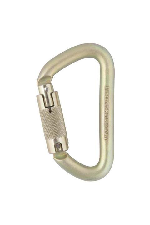 DMM 12 mm Steel Offset D Screwgat Karabina