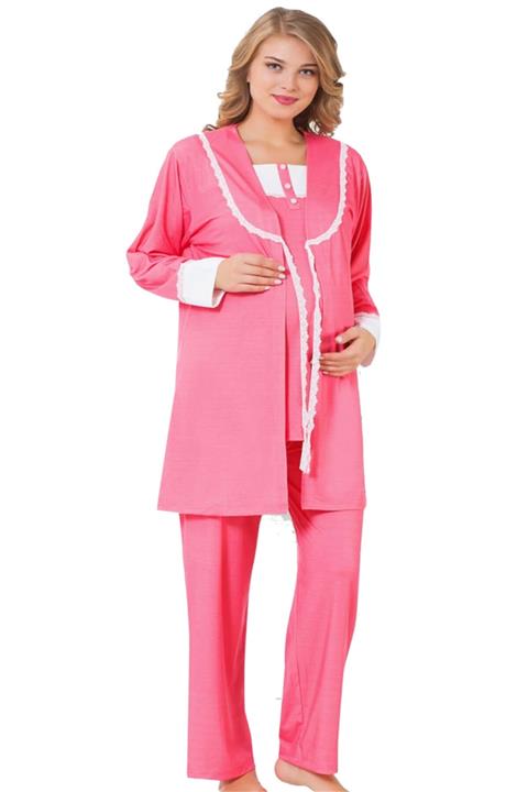 JENİKA Lohusa 3 Lü Pijama Takımı