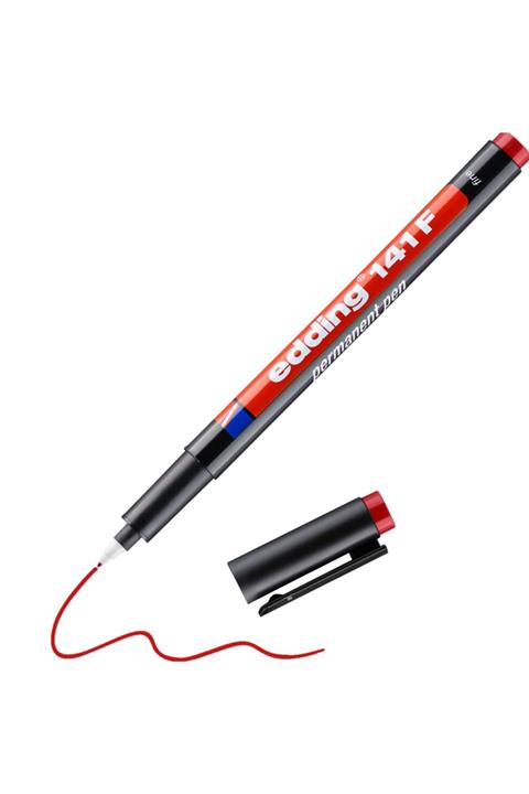 Edding 141 F Kırmızı Permanent Kalem
