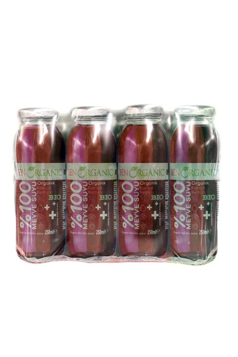 Benorganic Organik Kırmızı Karışık Meyve Suyu 12x250 ml
