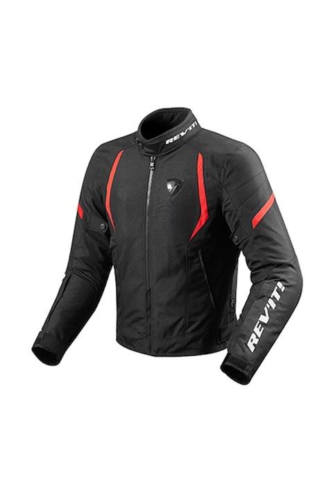 Revit Unisex Siyah Fermuarlı Motorcu Montu