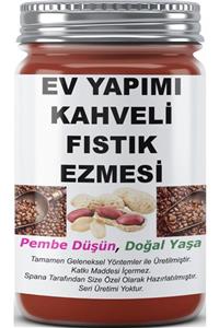 SPANA Kahveli Fıstık Ezmesi Ev Yapımı Katkısız 330gr