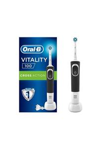 OralB D100 Vitality Cross Action Şarjlı Diş Fırçası (siyah)