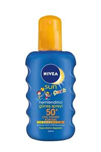 Nivea Sun Çocuk Spf50+ Nemlendirici Güneş Spreyi 200 ml