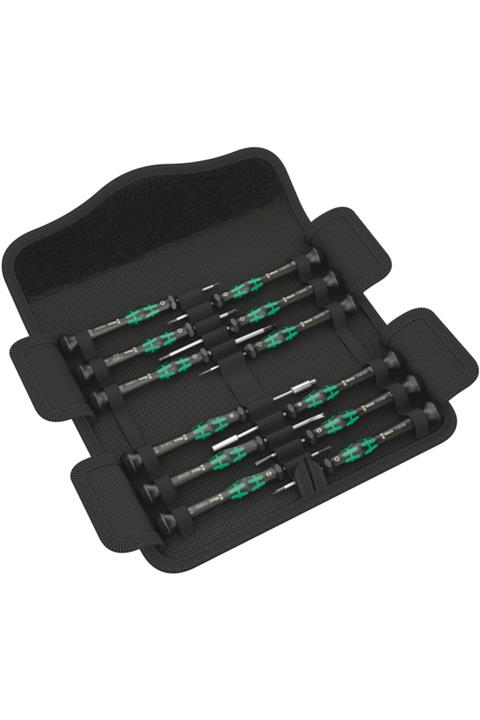 wera Kraftform 12 Li Çantalı Mikro Tornavida Seti 05073677001