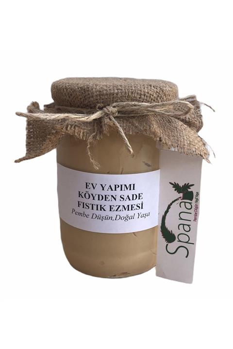 SPANA Köyden Sade Fıstık Ezmesi Ev Yapımı Katkısız 330gr