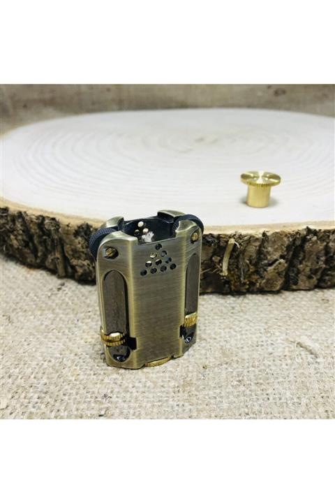 Zef Naturel Oil Benzinli Patron Çakmağı Metal Benzinli Çakmak
