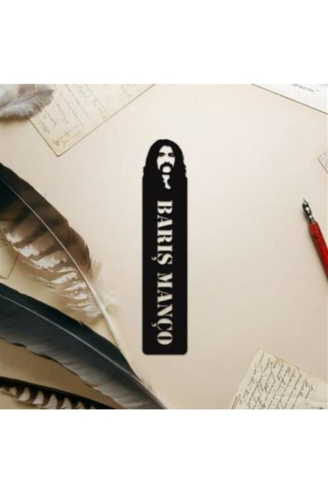 Walldeco Ahşap Barış Manço Kitap Ayracı