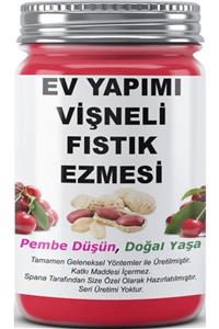 SPANA Vişneli Fıstık Ezmesi Ev Yapımı Katkısız 330gr