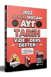 Benim Hocam Yayınları 2022 Ayt Tarih Video Ders Defteri