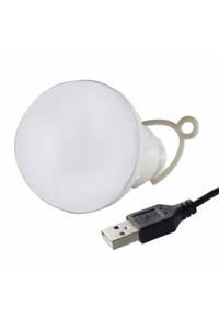 AYT TİCARET Usb Lamba Aydınlatma 5w 6v Usb Kablolu Beyaz Led Ampul 1 Adet