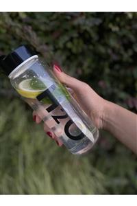 HereWeGo 500 ml Siyah Borosilikat Cam Matara
