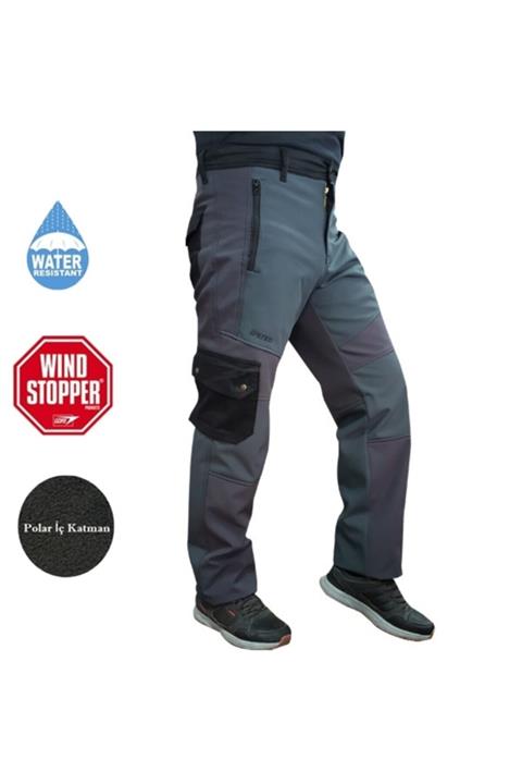 Spayko Gri-petrol Yeşili Softshell Pantolon  46