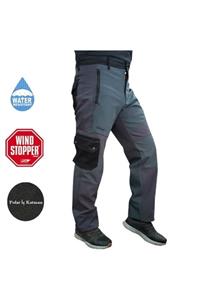 Spayko Gri-petrol Yeşili Softshell Pantolon  46