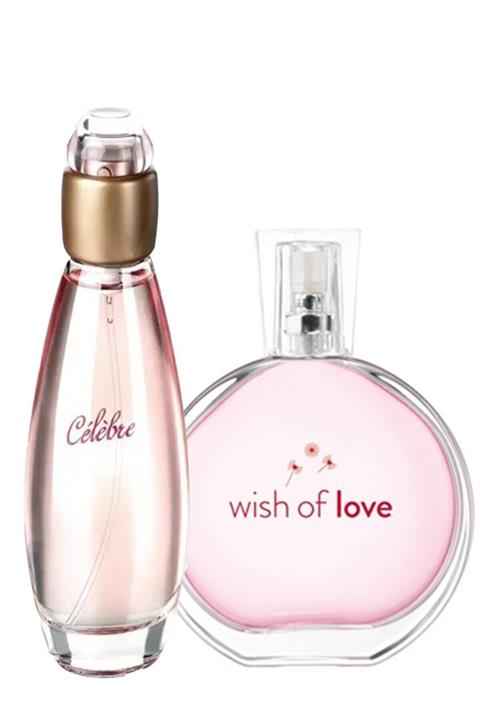 AVON Celebre Edt 50 Ml Ve Wish Of Love Edt 50 Ml Kadın Seti