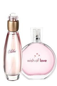 AVON Celebre Edt 50 Ml Ve Wish Of Love Edt 50 Ml Kadın Seti