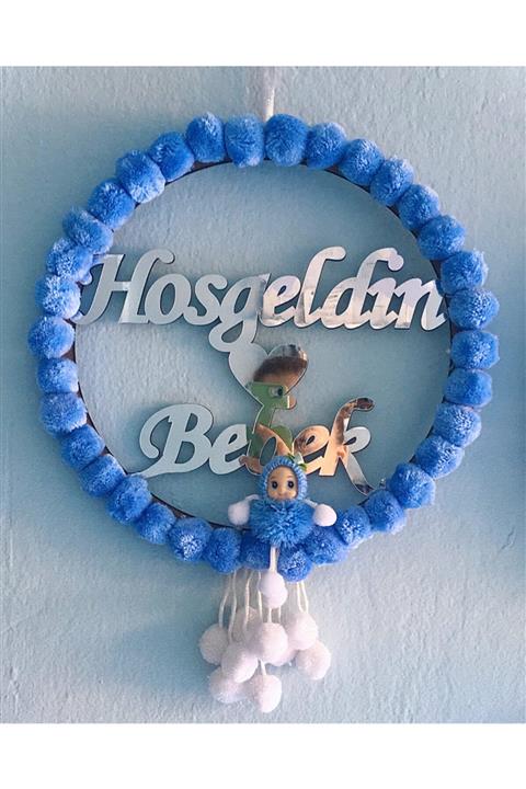 Green Art67 Hoşgeldin Bebek Kapı Süsü