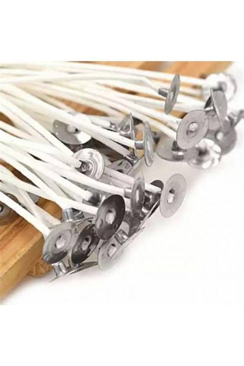 NETTENS Mum Fitili Hazır Kopçalı 15 Cm 10 Adet