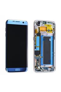 Samsung Galaxy S7 Edge Sm-g935 Lcd Ekran Dokunmatik Servis Orjinali Mavi