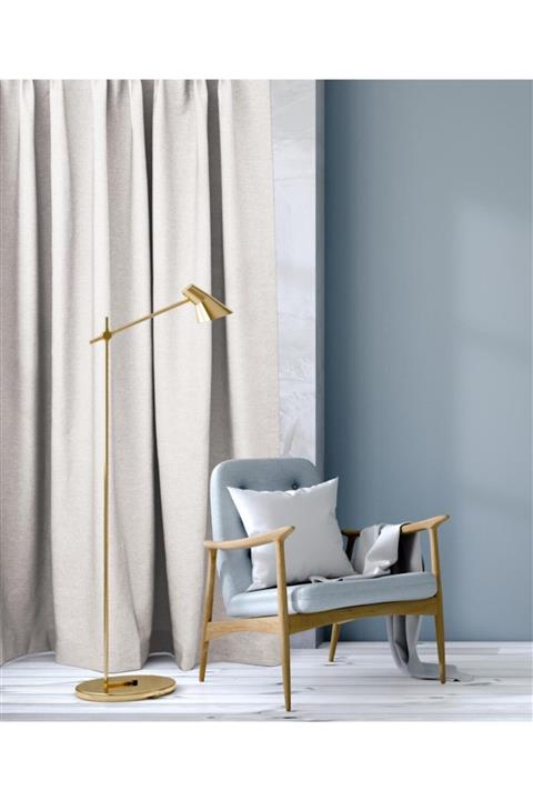 C&SARI Design Fon Perde Ekstrafor Ipli Büzgü (200x265cm)