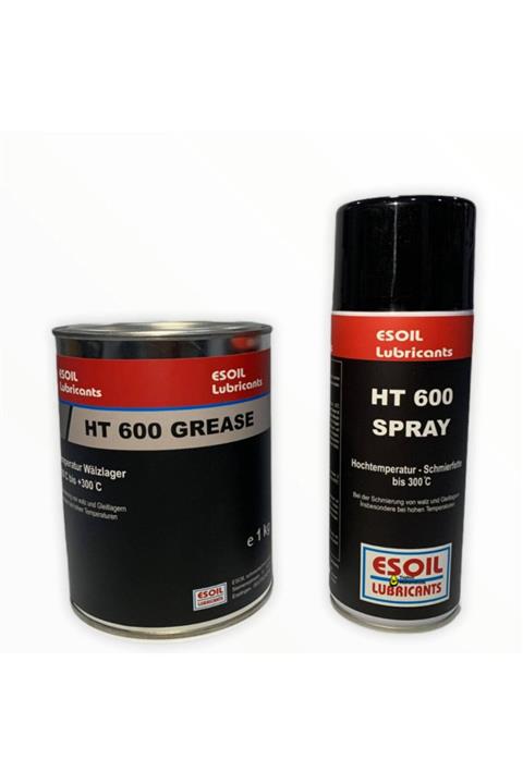 Esoil Ht600 Yüksek Isıya Dayanıklı Gres 1kg Ve 400 ml Sprey Set