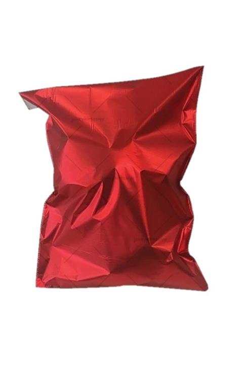 JokeyKırtasiye Mat Metalize  Mat Bantlı Kırmızı Hediye Paketi (20 Adet) En: 30cm X Boy: 35cm