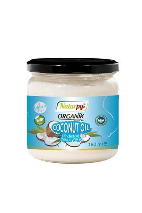 Naturpy Organik Hindistan Cevizi Yağı 180 ml - Glutensiz