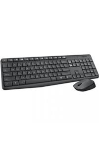 logitech Logıtech Mk235 Türkçe Kablosuz Koyu Grı Q Klavye+mouse