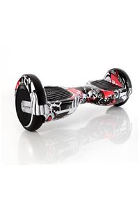 CityMate Elektrikli Kaykay Hoverboard 6.5 Inch Alacalı Grafity Desenli Akıllı Denge - Çanta Hediyeli