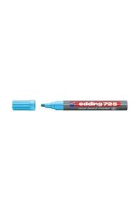 Edding 725 Fosforlu Yazı Tahtası Kalemi 5 mm Kesik Uç NEON MAVİ