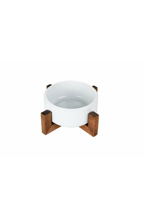 Porland Ahşap Ayaklı Kase 17 Cm