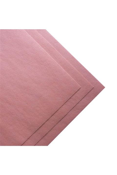 toptankece Pembe Renkli Ince Keçe 25x25 cm