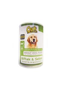 Quik Biftek Sebze Köpek Konserve Maması 415 gr