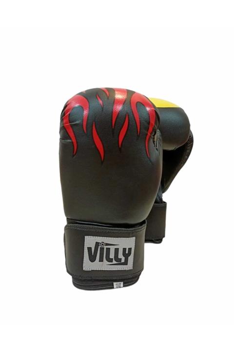VILLY Black Pu Boks Eldiveni