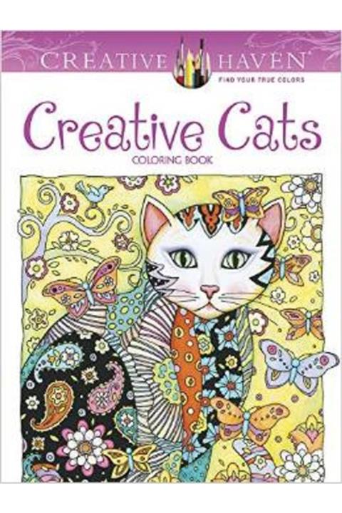 Dover Classics Adult Coloring Creative Haven Cats