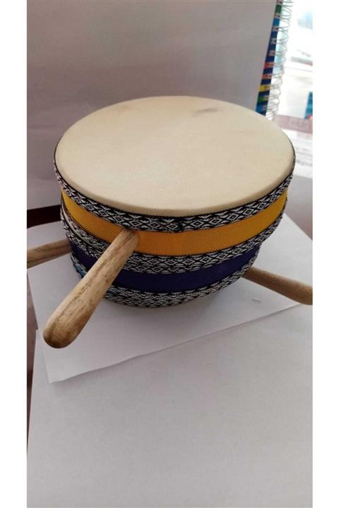 Tezel Deritutmalı El Davulu