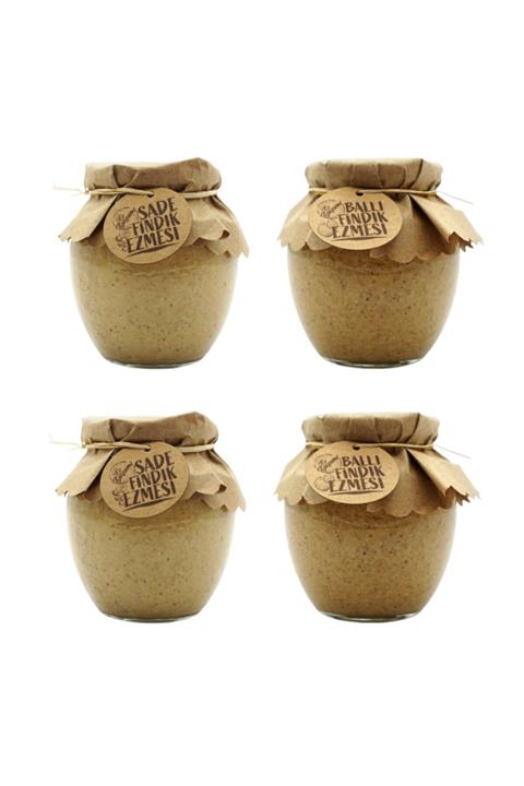 BENİM İÇİN ÜRET 4'lü Sade Fındık Ezmesi Paketi 320g*4