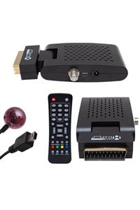 MAGBOX Scart Plus Tkgs'li Scart Girişli Mini Sd Uydu Alıcıs