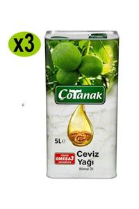 Çotanak Ceviz Yağı 5 lt x 3 Adet