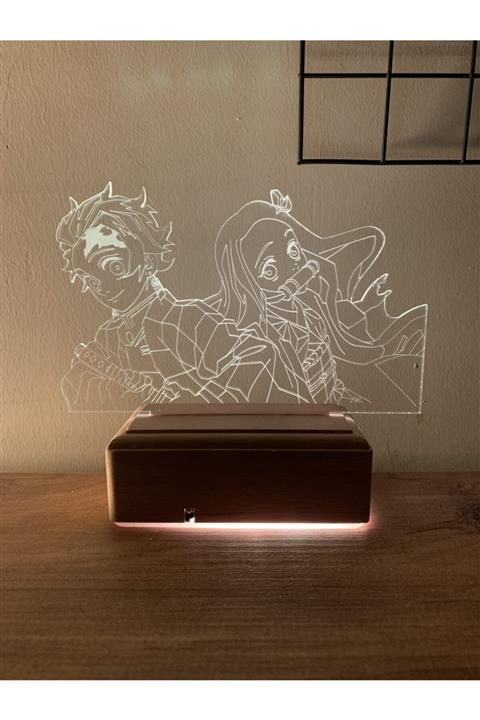 Modiwa Design Demon Slayer 16 Renk Gece Lambası