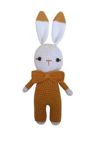 OYUNCAKPARK Hardal Miniş Tavşan Uyku Arkadaşı Amigurumi Organik Oyuncak