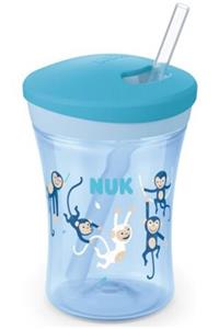 Nuk Yeni Action Mavi Cup Evo Damlatmaz Bardak Suluk 230 ml