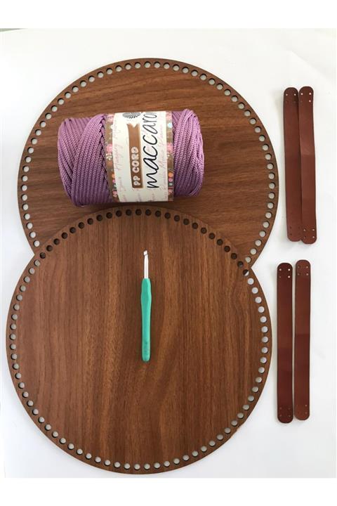 Maccaroni Makrome Tepsi Örgü Seti