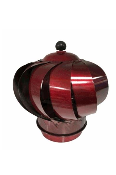 dorello Boru Çapı 10 Cm Aspirator Fırıldağı Rüzgar Gülü Döner Soba Bacası Plastik Boruya Takılır Çapı 10 Cm